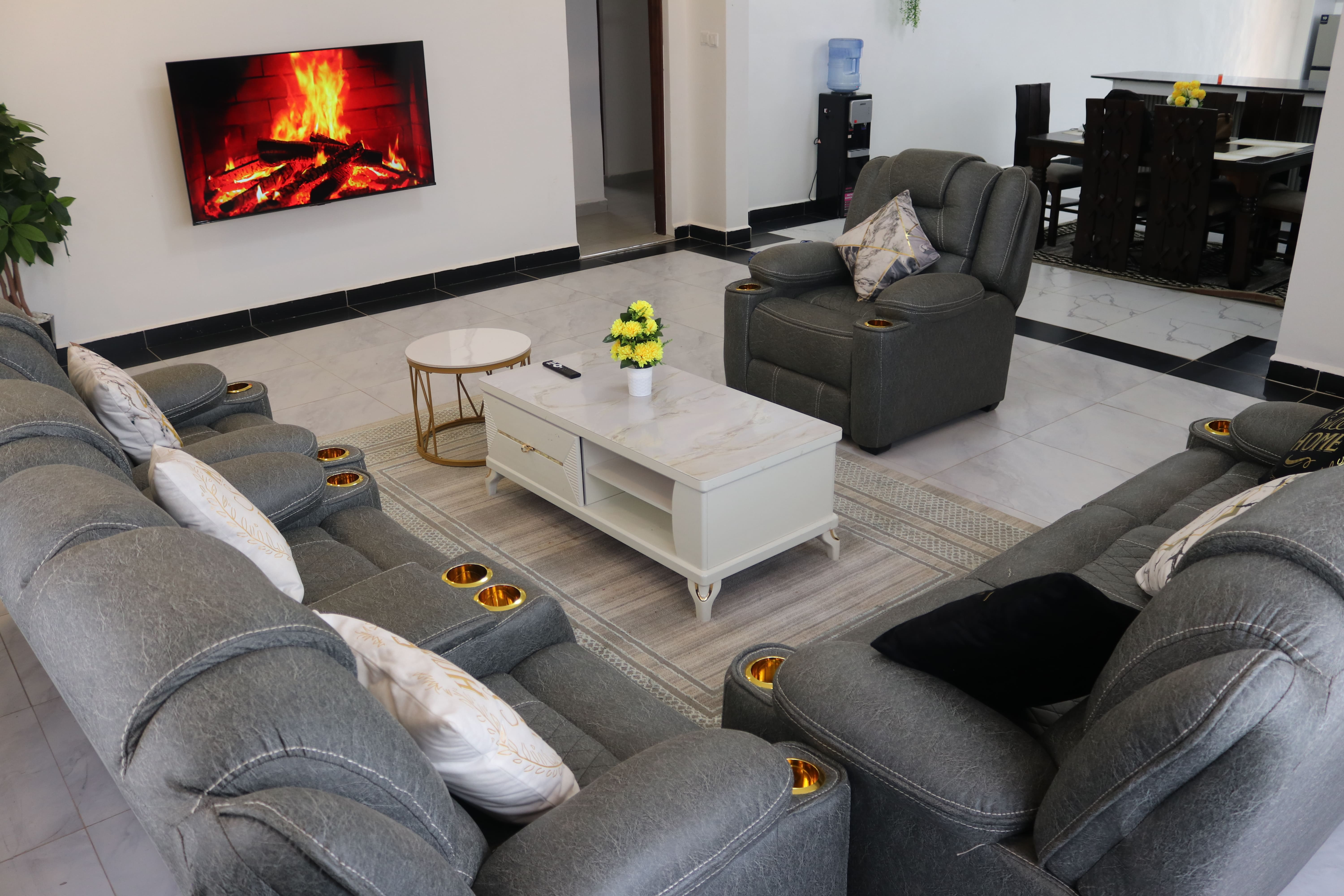 Living room at MAS House Airbnb