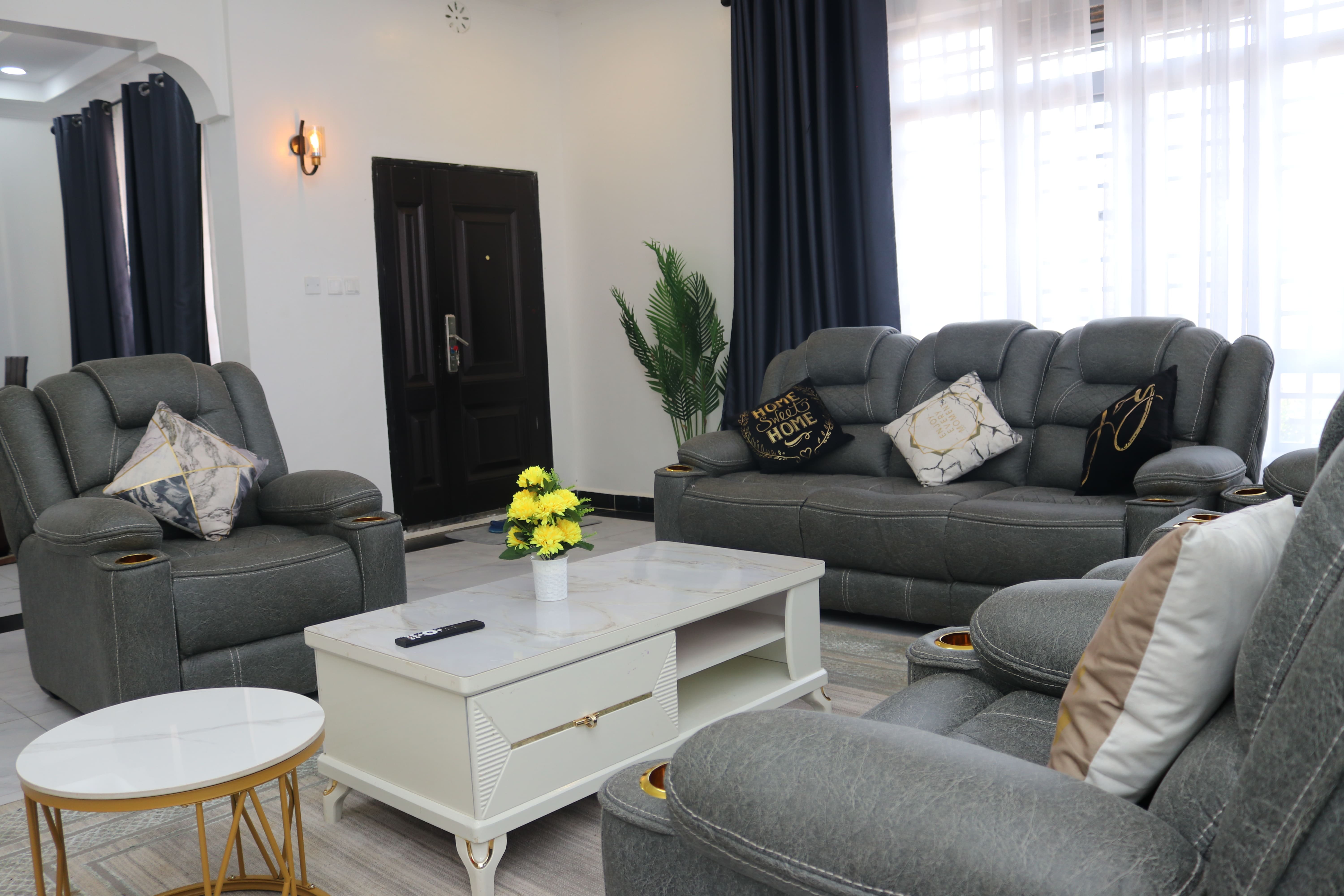 Living room at MAS House Airbnb