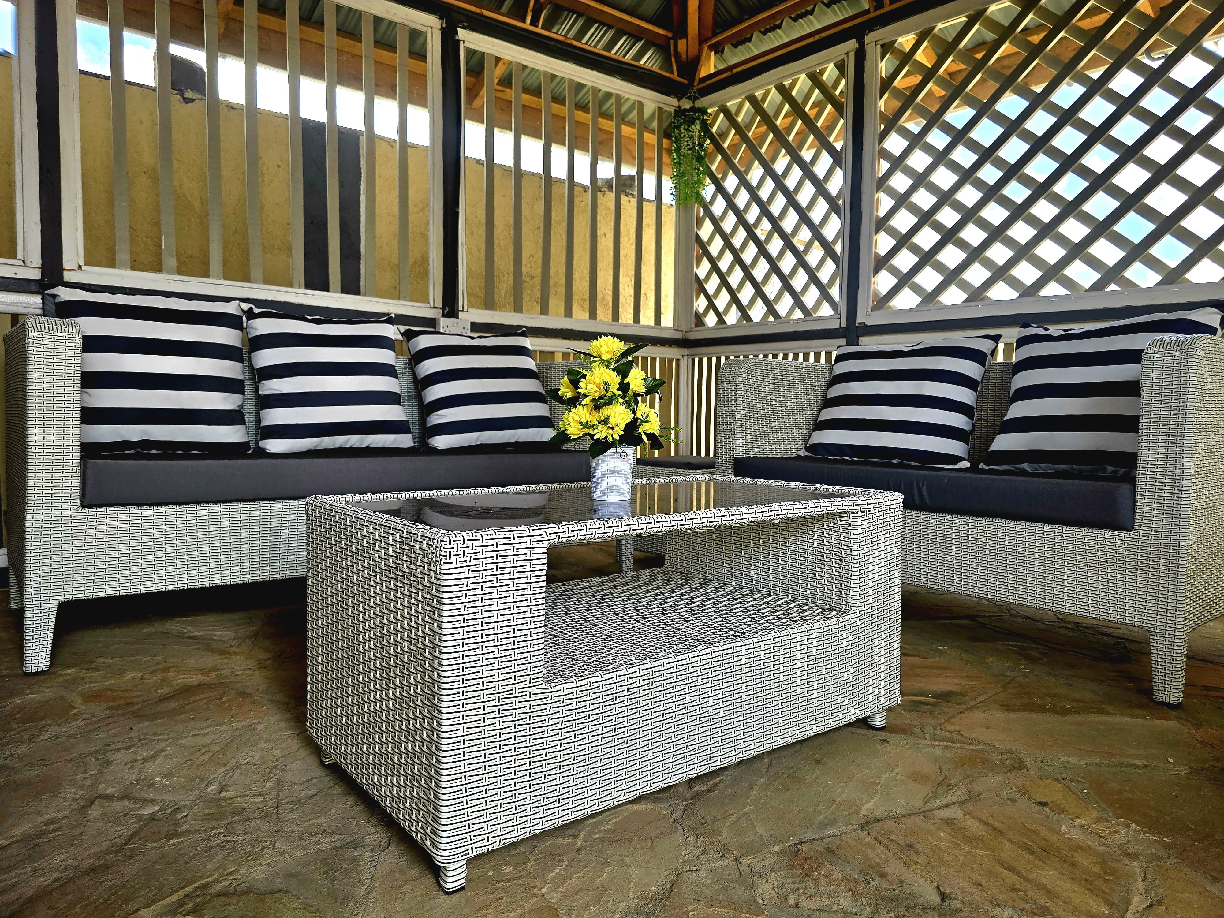 Outdoor gazebo at MAS House Airbnb