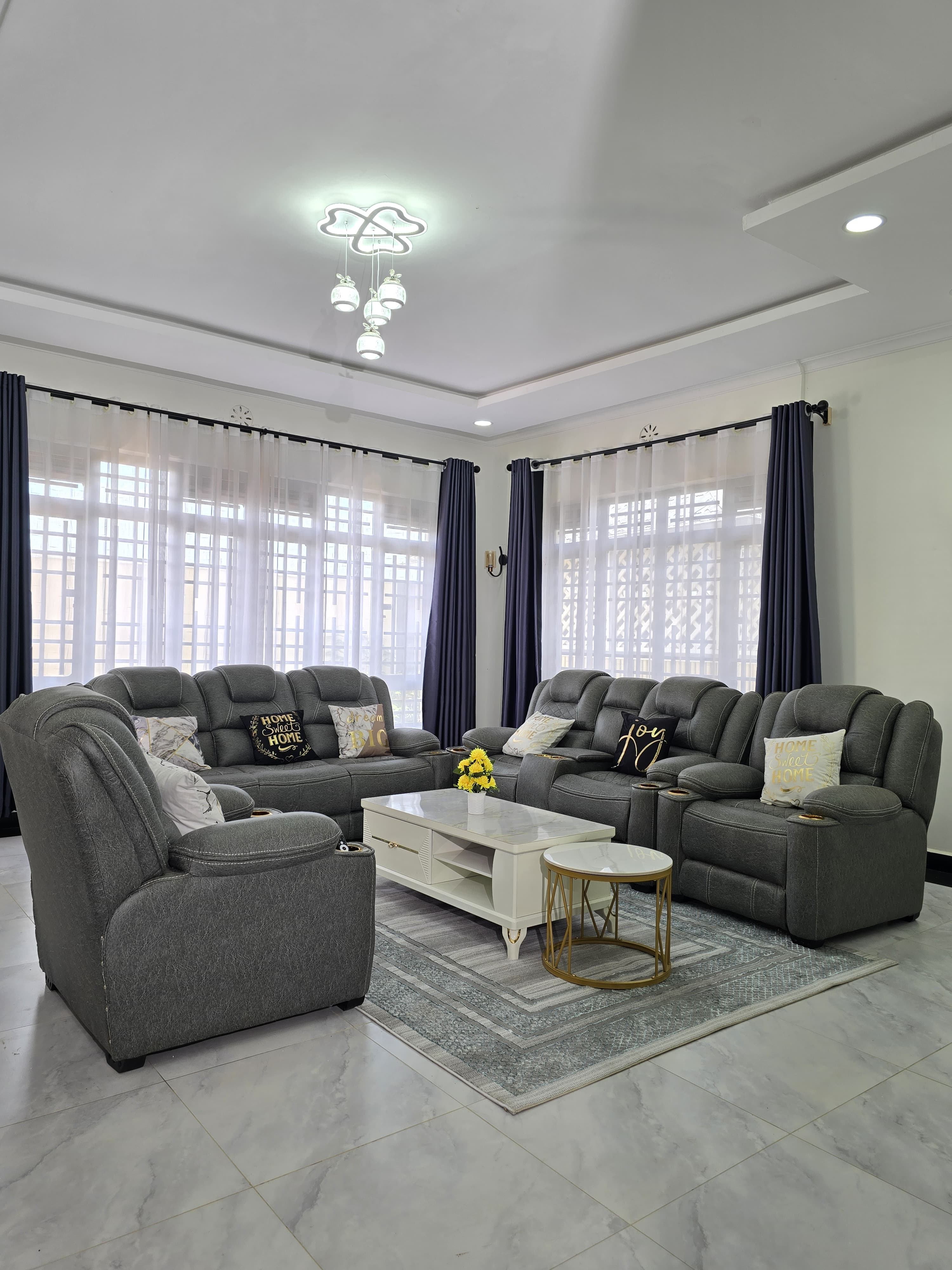 Living room at MAS House Airbnb